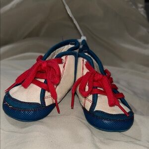 baby SHOES  6-12 MOS SUPERHERO